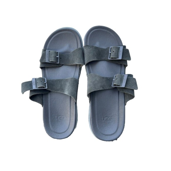 UGG Men\'s Wainscott Buckle Slide Gray Size 10 main image 8